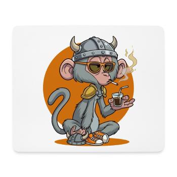 Monkey_2 - Mousepad (Querformat) - Weiß - Vorne