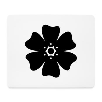 flower - Mouse Pad (horizontal) - white - Front