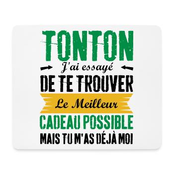 Meilleurs tontons cadeau pour tonton  - Tapis de souris (format paysage) - blanc - Devant