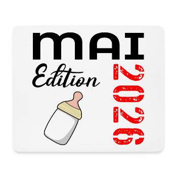 Birth Baby May 2026 - Mouse Pad (horizontal) - white - Front
