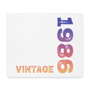 Millésime 1986 - Tapis de souris (format paysage) - blanc - Devant