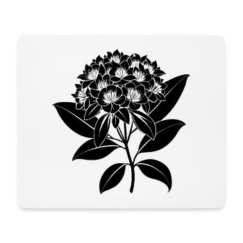 Mountain Laurel Flower - Mouse Pad (horizontal) - white - Front