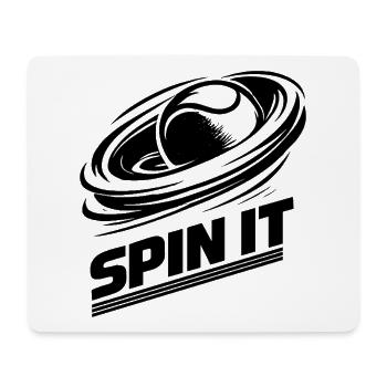 Padel Spin It Sport Leidenschaft Performance - Mousepad (Querformat) - Weiß - Vorne