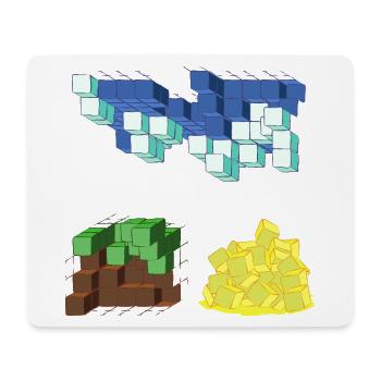 ONIRISCHE LÜCKE - Mousepad (Querformat) - Weiß - Vorne