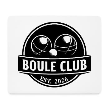 Boule Club Classic Sport Emblem - Mouse Pad (horizontal) - white - Front