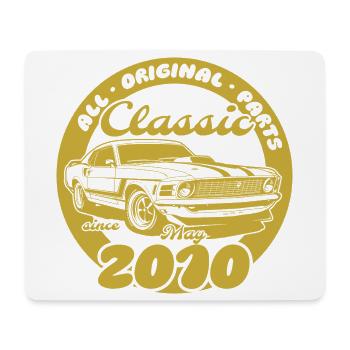 16th Birthday - Classic Musclecar 05/2010 - Mouse Pad (horizontal) - white - Front