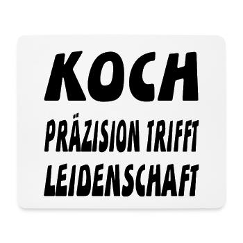Koch - Mousepad (Querformat) - Weiß - Vorne