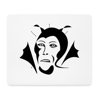 Devil / Teufel - Mouse Pad (horizontal) - white - Front