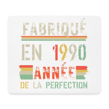 Fabriqué en 1920 – Année de Perfection - Tapis de souris (format paysage) - blanc - Devant