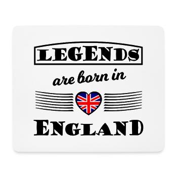 Heart with Union Jack flag - Mouse Pad (horizontal) - white - Front