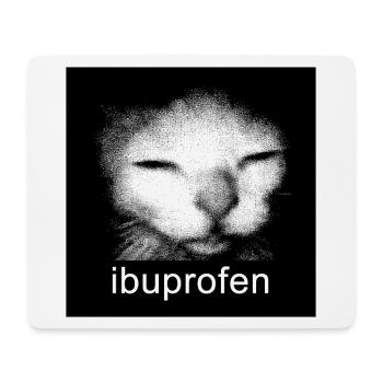 Ibuprofen Cat Shirt | Dark Humor Meme Aesthetic Te - Mousepad (Querformat) - Weiß - Vorne
