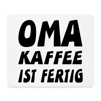 Oma - Mousepad (Querformat) - Weiß - Vorne
