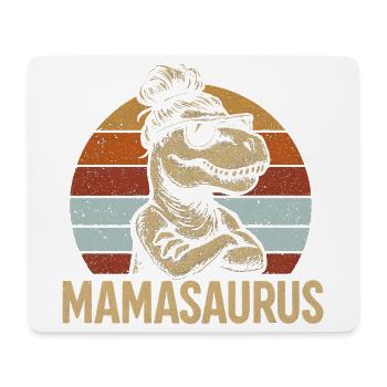 Mamasaurus Mama Mutter Geschenkidee Humor Lustig - Mousepad (Querformat) - Weiß - Vorne