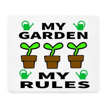 Garten - Mousepad (Querformat) - Weiß - Vorne