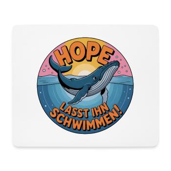 Hope/ Timmy der Wal in der Ostsee - Mousepad (Querformat) - Weiß - Vorne
