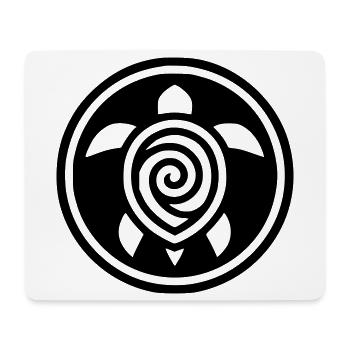tortue - Tapis de souris (format paysage) - blanc - Devant