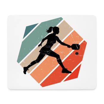 Pickleball players Motiv rund um Pickleball Athlet - Mousepad (Querformat) - Weiß - Vorne