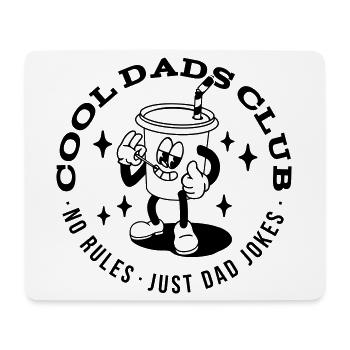 Cool Dads Club - Mousepad (Querformat) - Weiß - Vorne