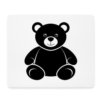 teddy bear - Mouse Pad (horizontal) - white - Front