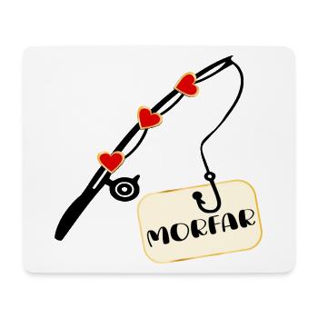 Grandpa Fishing Rod - Mouse Pad (horizontal) - white - Front