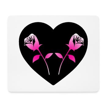 Rosen - Mousepad (Querformat) - Weiß - Vorne
