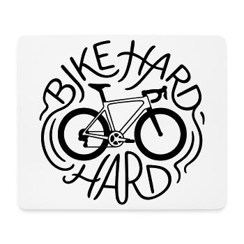 Radfahren - Mousepad (Querformat) - Weiß - Vorne