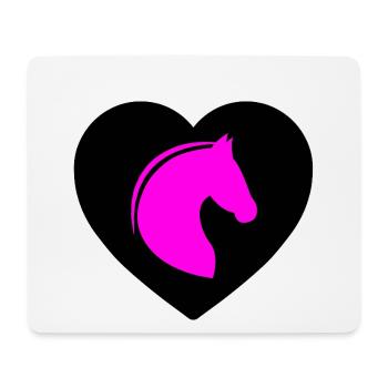 horses - Mouse Pad (horizontal) - white - Front