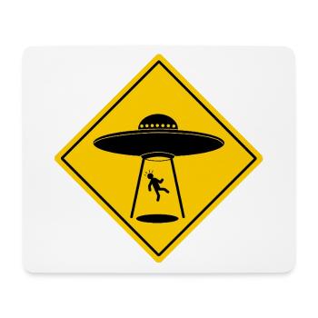 Beware of UFOs - Mouse Pad (horizontal) - white - Front