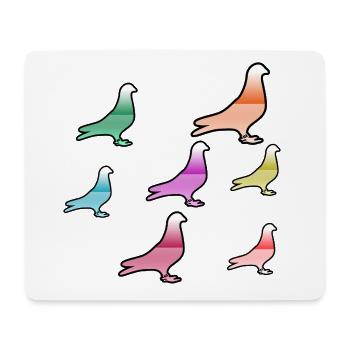 Doves - Mouse Pad (horizontal) - white - Front