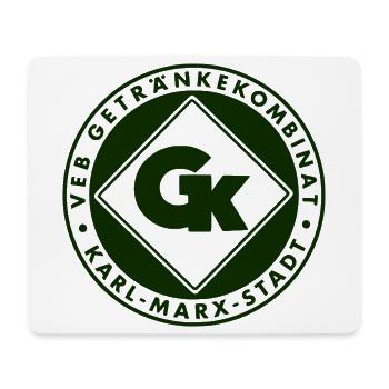 VEB_Getraenkekombinat_Karl-Marx-Stadt-_gruen - Mousepad (Querformat) - Weiß - Vorne