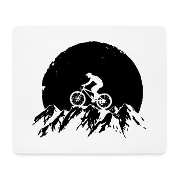 Mountain bike - Mouse Pad (horizontal) - white - Front