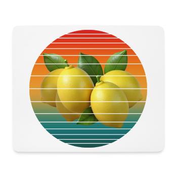 lemon fruit - Mouse Pad (horizontal) - white - Front