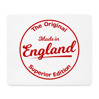 Original England Stamp Red - Mouse Pad (horizontal) - white - Front