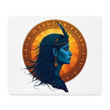 Ishtar Awakens – Sumerian Divine - Mouse Pad (horizontal) - white - Front