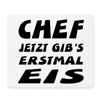 Chef - Mousepad (Querformat) - Weiß - Vorne