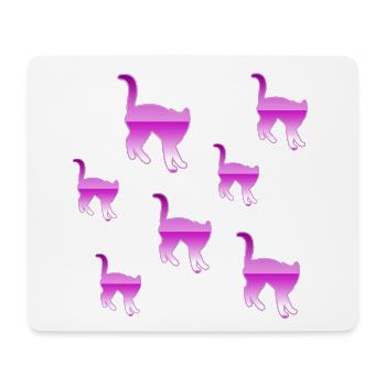 feline - Mouse Pad (horizontal) - white - Front
