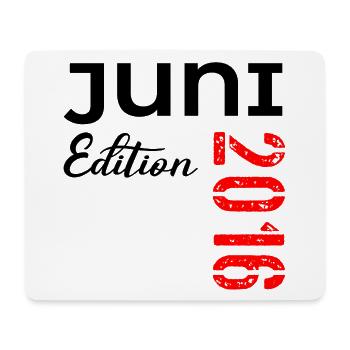 Juni 2016 Geburtstag - Mousepad (Querformat) - Weiß - Vorne