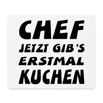 Chef - Mousepad (Querformat) - Weiß - Vorne