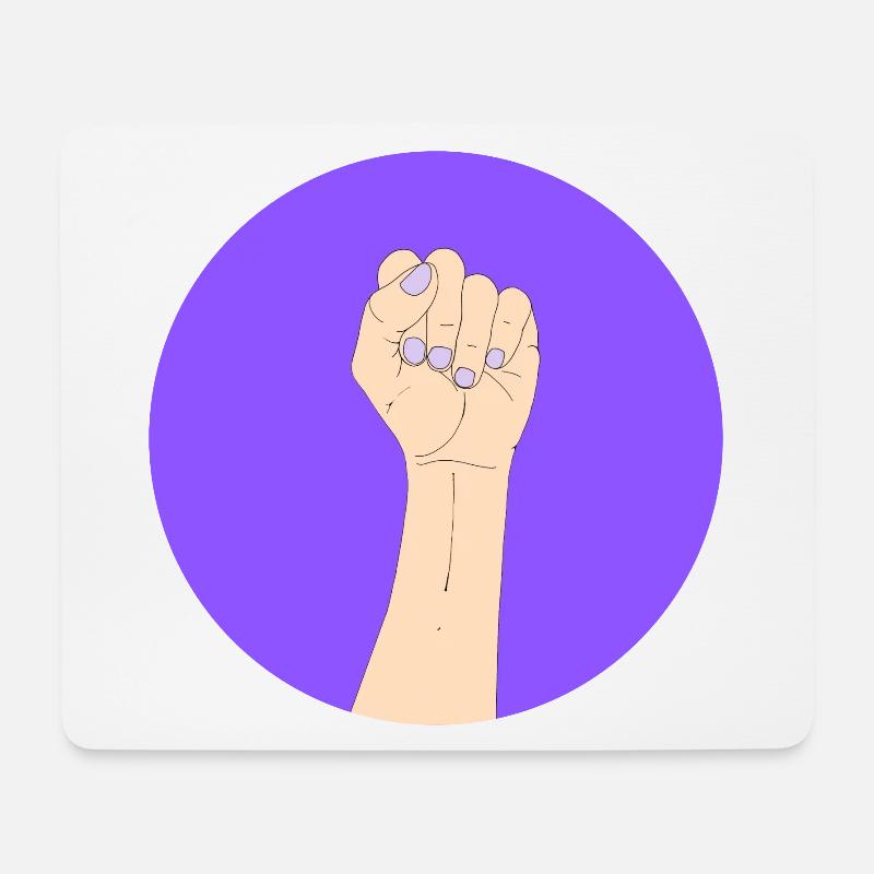 empowerment in Lila - Mousepad (Querformat) - Weiß