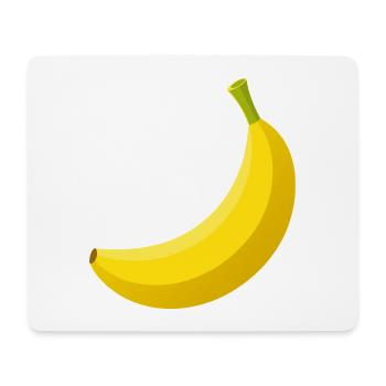 banane - Tapis de souris (format paysage) - blanc - Devant