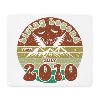 16th Birthday Living Legend since VIN 07/2010 - Mouse Pad (horizontal) - white - Front