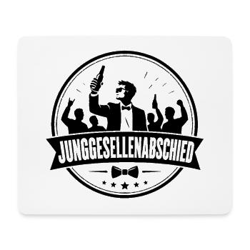 Junggesellenabschied - Mousepad (Querformat) - Weiß - Vorne