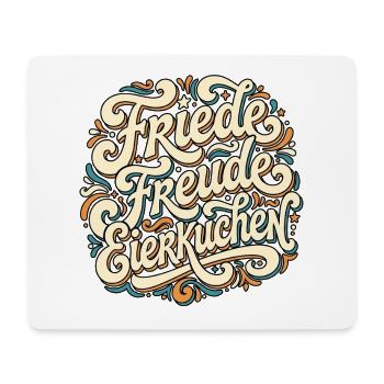 Lustiger Spruch Retro - Mousepad (Querformat) - Weiß - Vorne