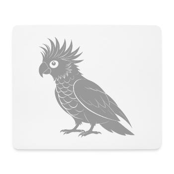 cacatoès - Tapis de souris (format paysage) - blanc - Devant
