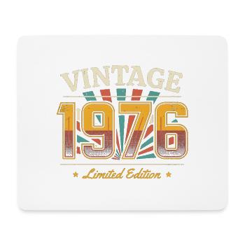 Vintage 1976 Édition Limitée - Tapis de souris (format paysage) - blanc - Devant