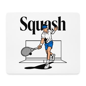 Squash-Tennis-Padel - Mousepad (Querformat) - Weiß - Vorne