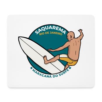Saquarema Brazil Maracana do Surfe Rio de Janeiro - Mouse Pad (horizontal) - white - Front