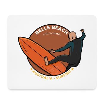 Retro Bells Beach Surf Victoria Australien Surfen - Mousepad (Querformat) - Weiß - Vorne