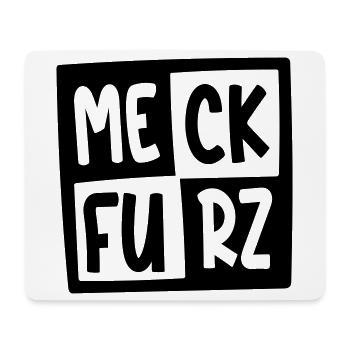 MECK-FURZ - Mousepad (Querformat) - Weiß - Vorne