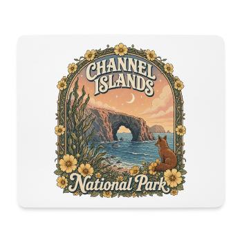Channel Islands National Park, USA, California - Mouse Pad (horizontal) - white - Front